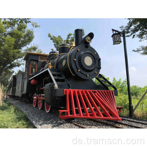 Alte nostalgische europäische Dampflokomotive